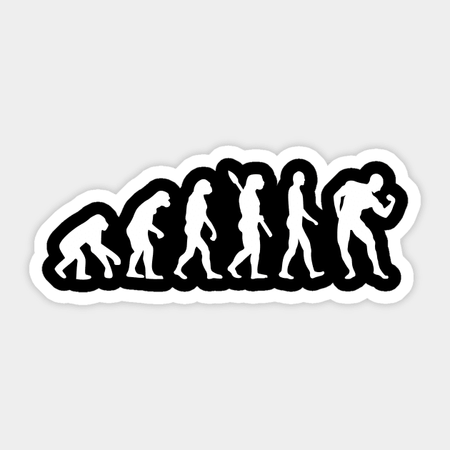 Evolution Bodybuilding Sticker by Designzz